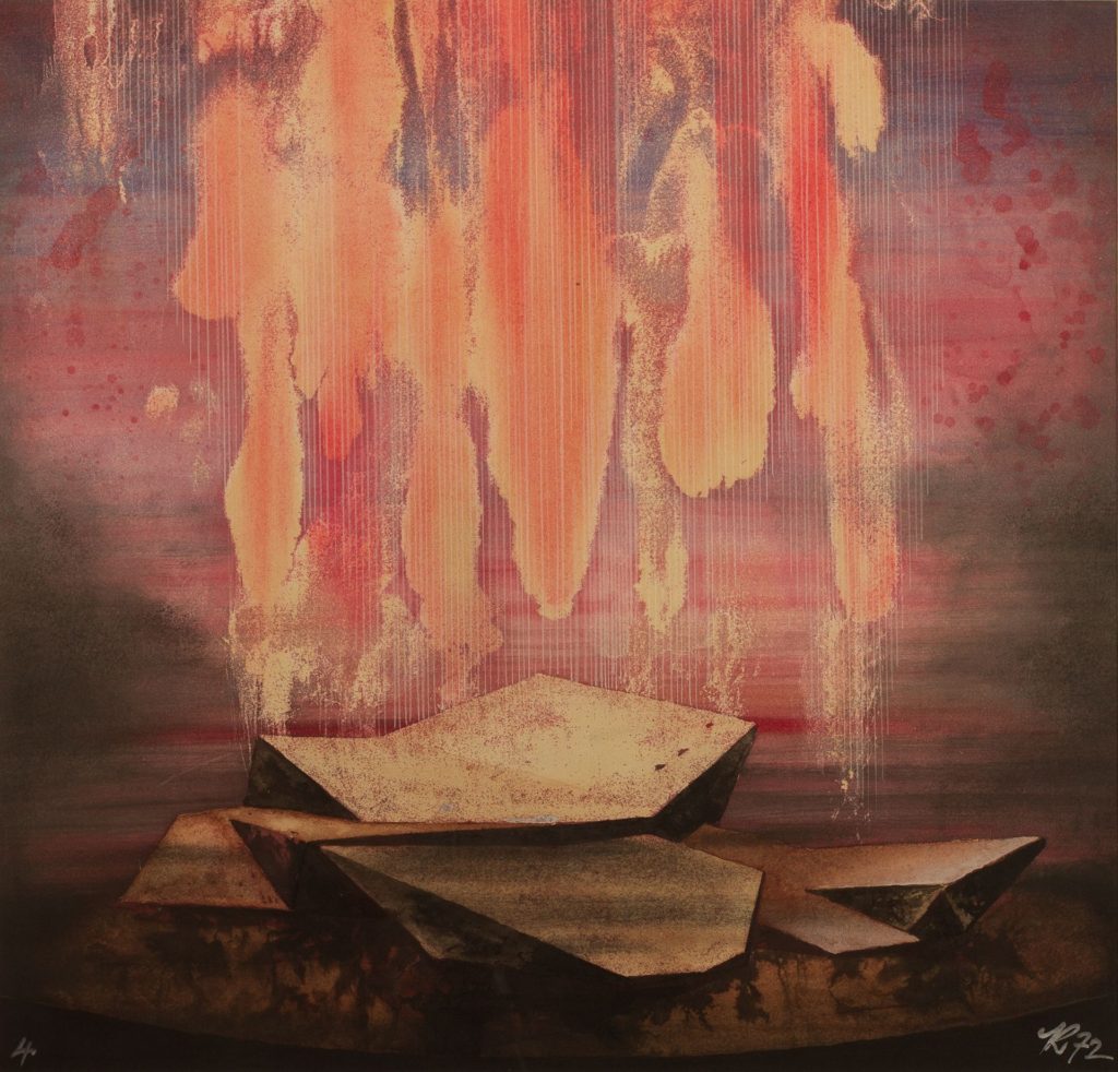 Sopka, 50 x 48 cm, Akvarel, 1958